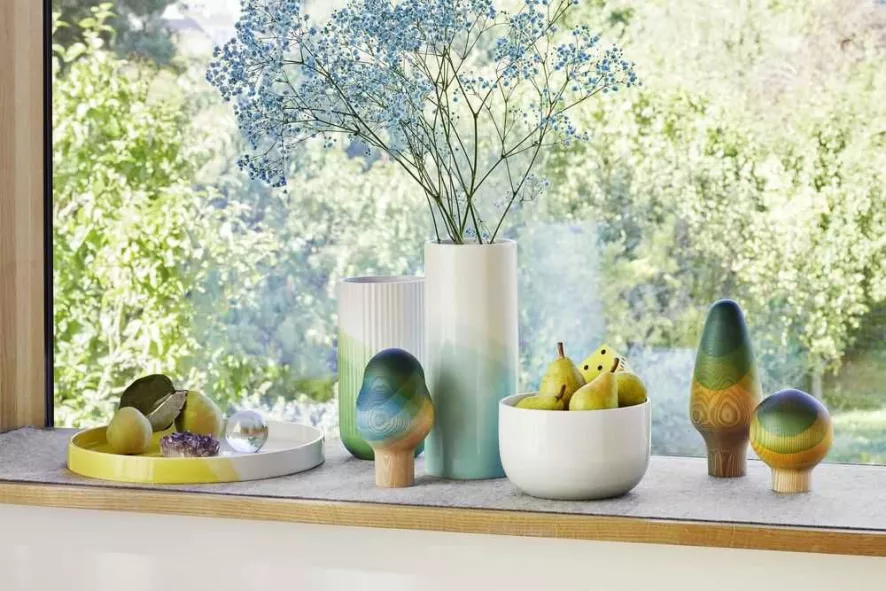 Vitra Herringbone Vessels Tray Bord Ø35.5 Groen 4 Vitra Herringbone Vessels Tray Bord Ø35.5 Groen - Afbeelding 4