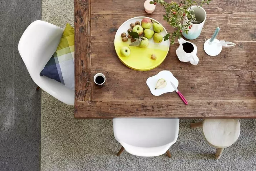 Vitra Herringbone Vessels Tray Bord Ø35.5 Geel 3 Vitra Herringbone Vessels Tray Bord Ø35.5 Geel - Afbeelding 3