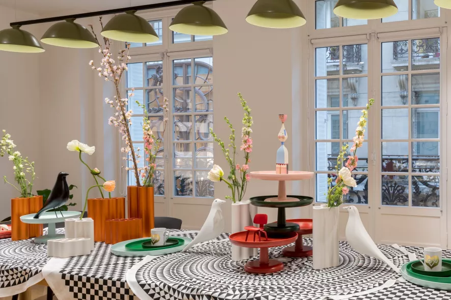 Vitra High Tray Dienblad Ø30 Pale Rose 4 Vitra High Tray Dienblad Ø30 Pale Rose - Afbeelding 4