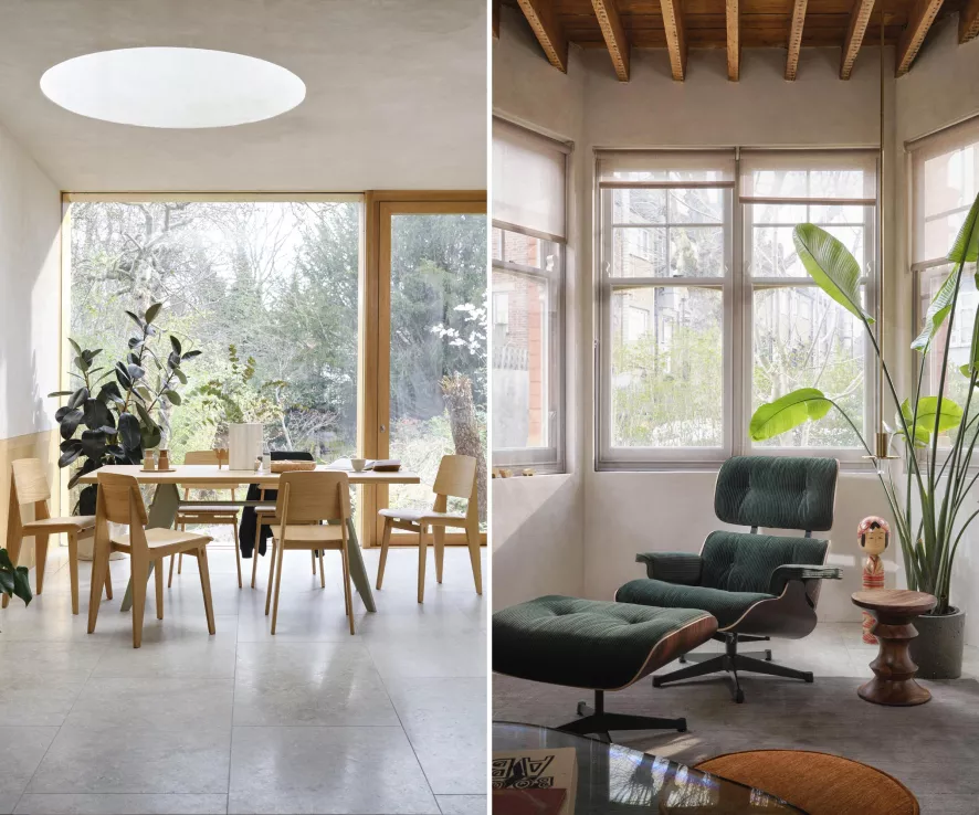 Vitra EM Table Tafel 200x90 Massief Eiken, Ecru 3 Vitra EM Table Tafel 200x90 Massief Eiken, Ecru - Afbeelding 3