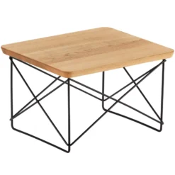 Vitra LTR Wood Salontafel 39x34 Black Naturel Eiken