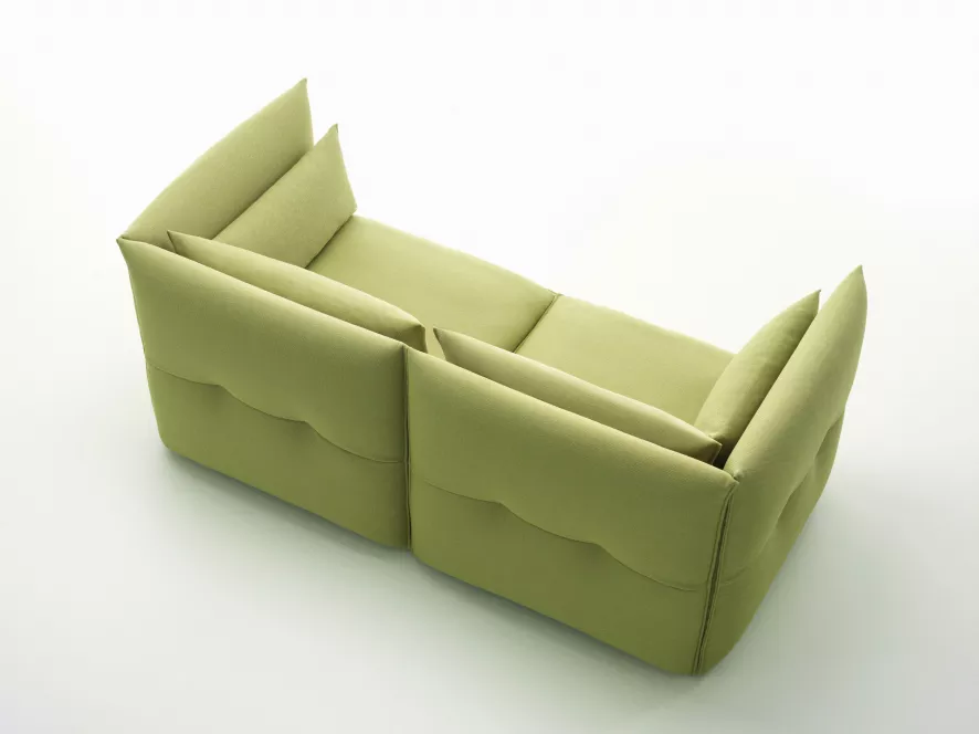 Vitra Mariposa 2,5-zits Bank Laser Donkergrijs 20 Vitra Mariposa 2,5-zits Bank Laser Donkergrijs - Afbeelding 20