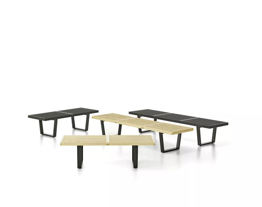 Vitra Nelson Bench Salontafel Zwart Large 3 Vitra Nelson Bench Salontafel Zwart Large - Afbeelding 3