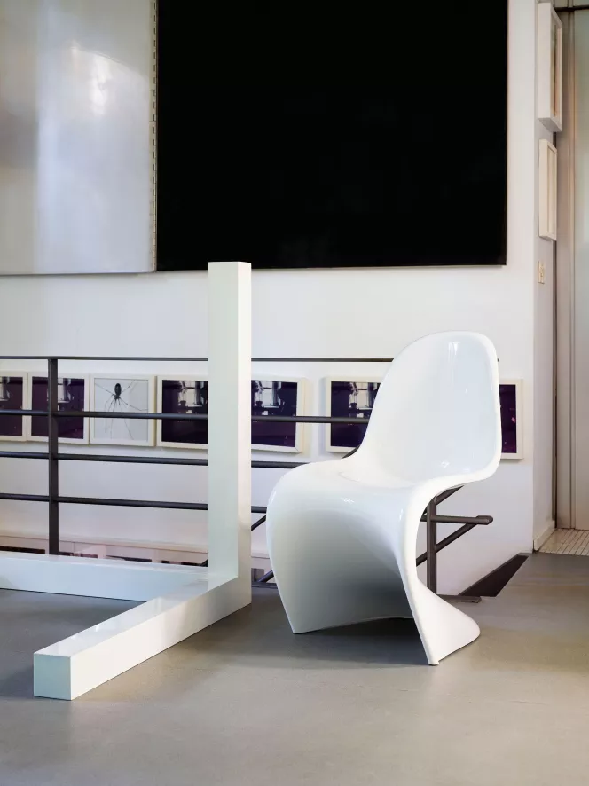 Vitra Panton Chair Classic Stoel Groen 4 Vitra Panton Chair Classic Stoel Groen - Afbeelding 4