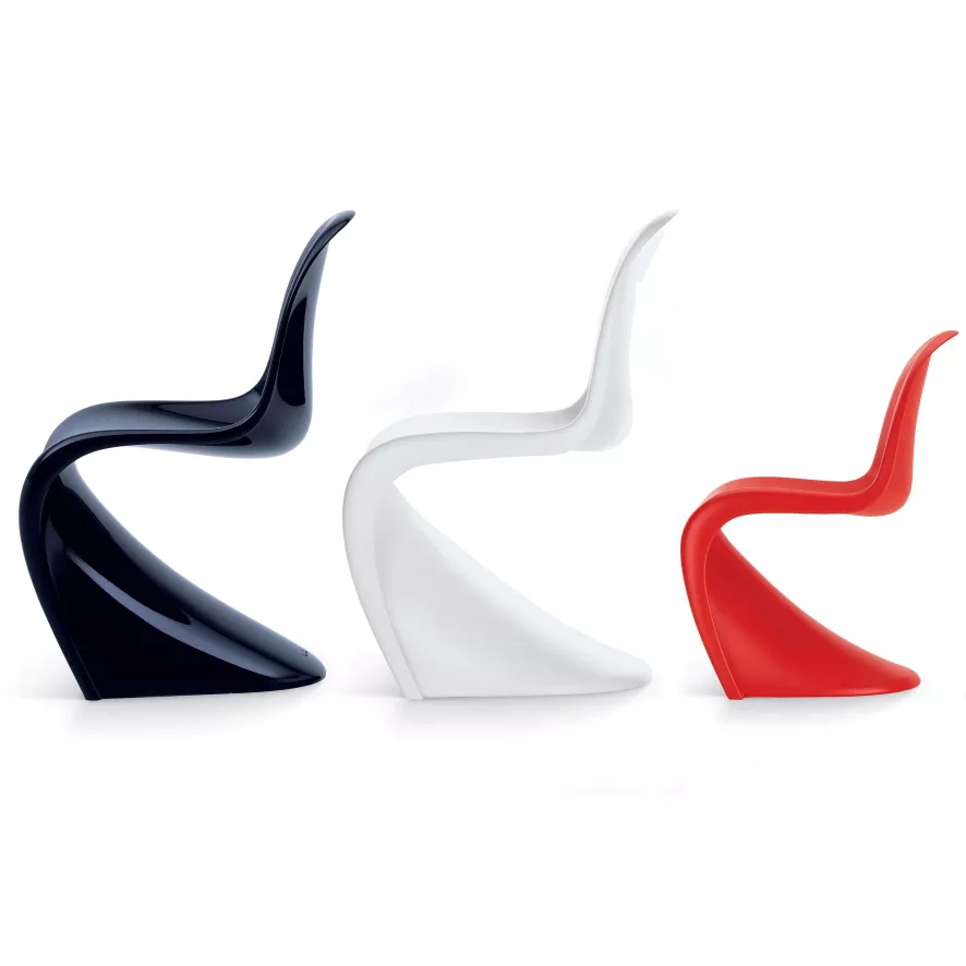 Vitra Panton Chair Classic Stoel Groen 2 Vitra Panton Chair Classic Stoel Groen - Afbeelding 2