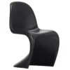 Vitra Panton Chair Stoel (nieuwe Zithoogte) Diepzwart