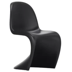 Vitra Panton Chair Stoel (nieuwe Zithoogte) Diepzwart