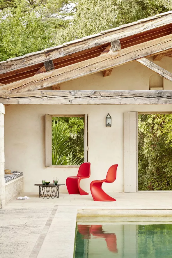 Vitra Panton Chair Stoel (nieuwe Zithoogte) Diepzwart 13 Vitra Panton Chair Stoel (nieuwe Zithoogte) Diepzwart - Afbeelding 13