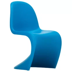 Vitra Panton Chair Stoel (nieuwe Zithoogte) Gletsjerblauw