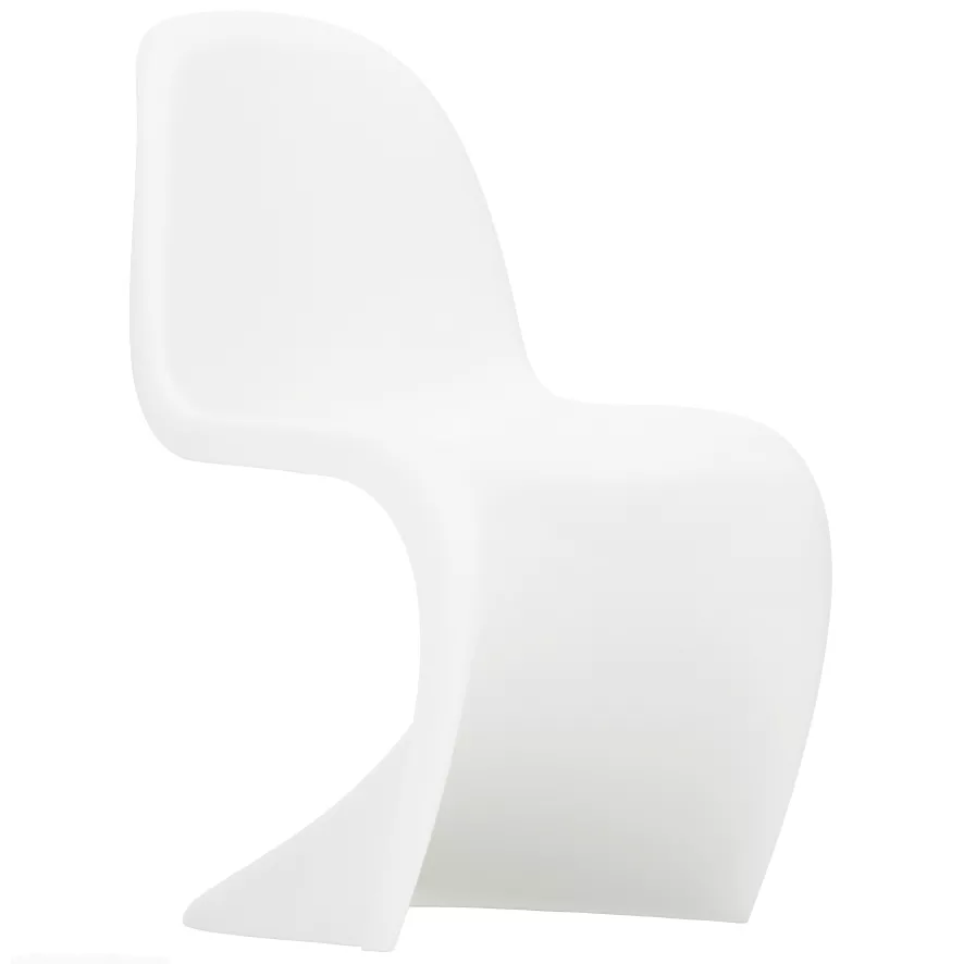 Vitra Panton Chair Stoel (nieuwe Zithoogte) Wit 1 Vitra Panton Chair Stoel (nieuwe Zithoogte) Wit