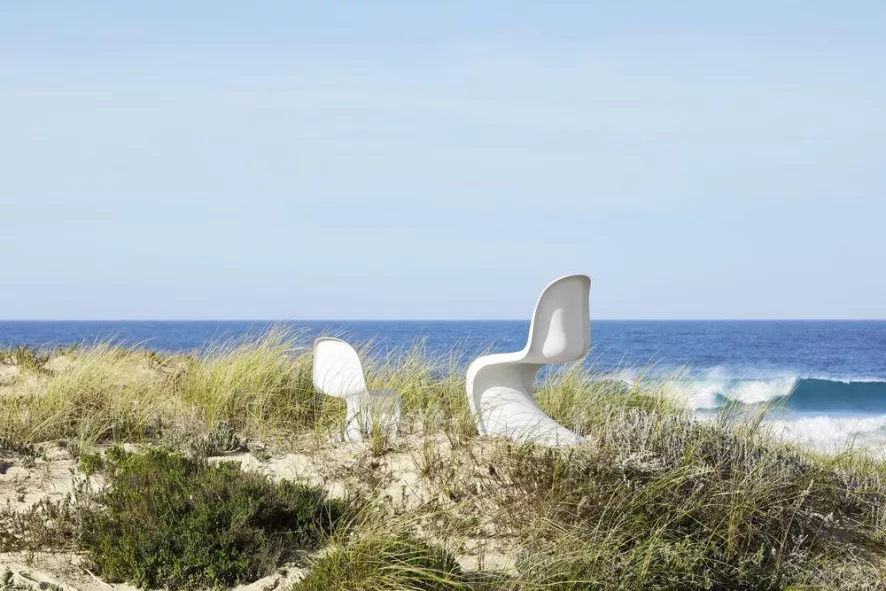 Vitra Panton Junior Kinderstoel Pale Rose 3 Vitra Panton Junior Kinderstoel Pale Rose - Afbeelding 3