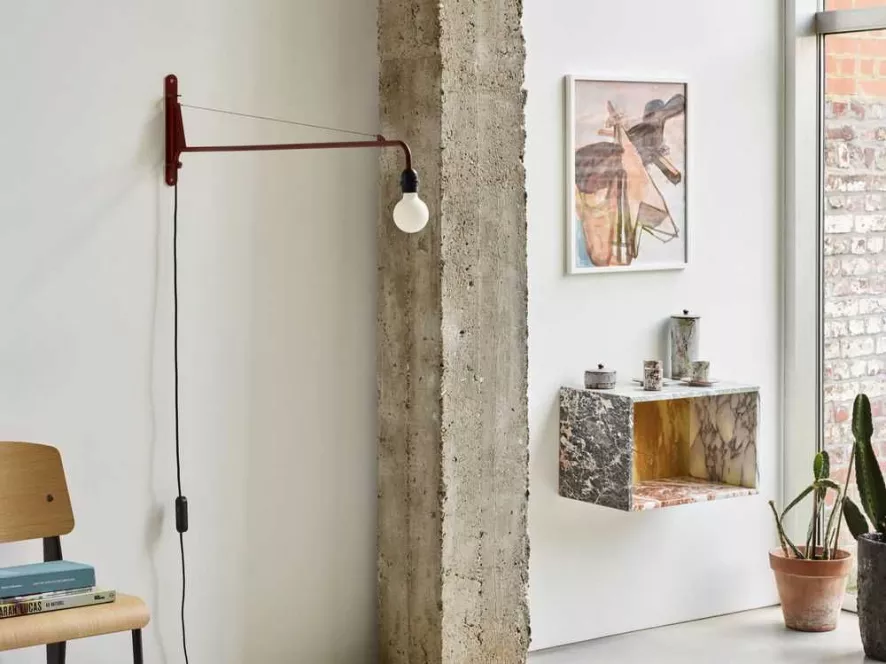 Vitra Petite Potence Wandlamp Prouvé Bleu Marcoule 8 Vitra Petite Potence Wandlamp Prouvé Bleu Marcoule - Afbeelding 8