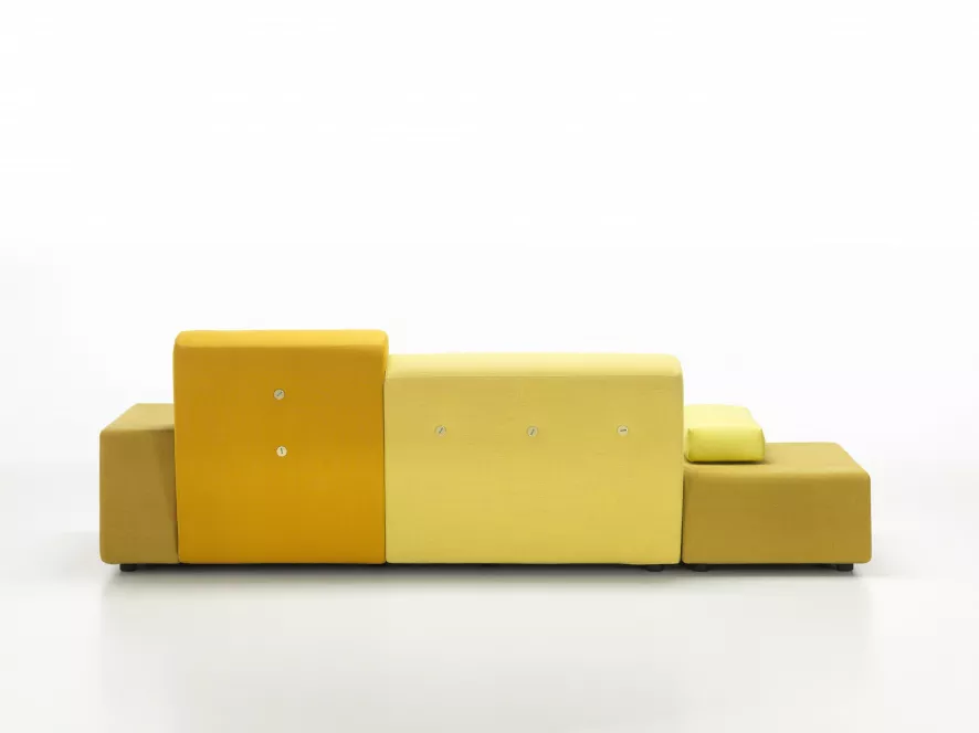 Vitra Polder Bank Rood Armleuning Links 11 Vitra Polder Bank Rood Armleuning Links - Afbeelding 11