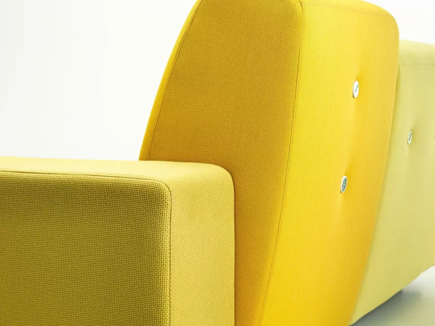 Vitra Polder Compact Bank Blauw Armleuning Links 7 Vitra Polder Compact Bank Blauw Armleuning Links - Afbeelding 7