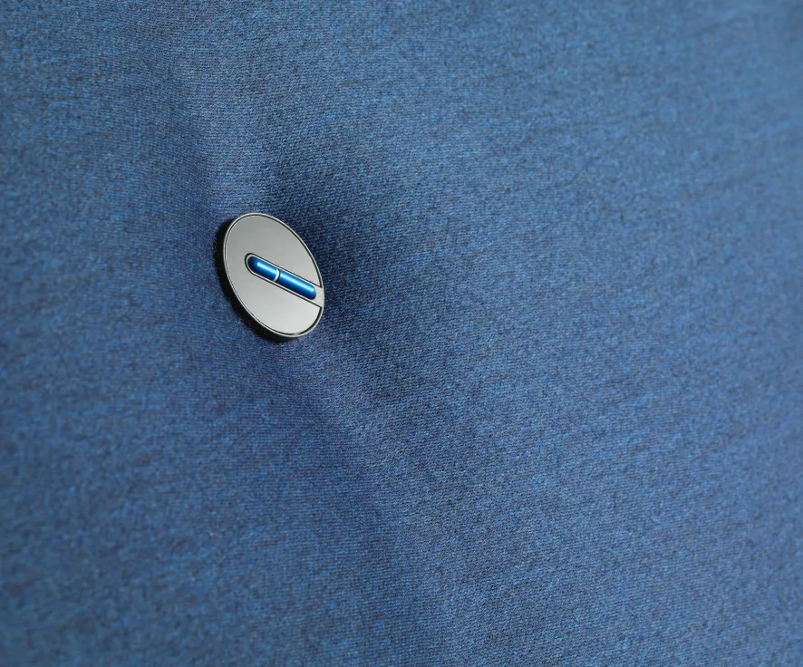 Vitra Polder Compact Bank Blauw Armleuning Rechts 9 Vitra Polder Compact Bank Blauw Armleuning Rechts - Afbeelding 9