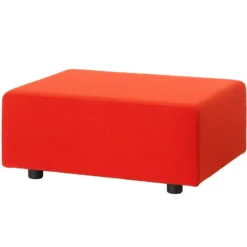 Vitra Polder Ottoman Poef Rood