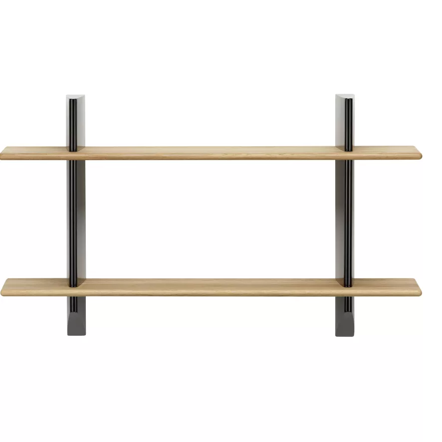 Vitra Rayonnage Mural Wandplank Naturel Eiken Prouvé Bleu Marcoule 2 Vitra Rayonnage Mural Wandplank Naturel Eiken Prouvé Bleu Marcoule - Afbeelding 2