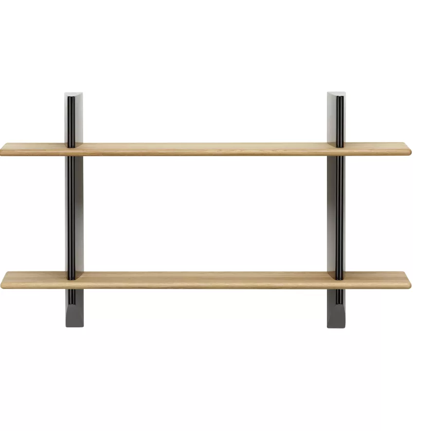 Vitra Rayonnage Mural Wandplank Naturel Eiken Diepzwart 1 Vitra Rayonnage Mural Wandplank Naturel Eiken Diepzwart