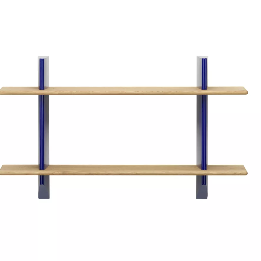 Vitra Rayonnage Mural Wandplank Naturel Eiken Prouvé Bleu Marcoule 1 Vitra Rayonnage Mural Wandplank Naturel Eiken Prouvé Bleu Marcoule