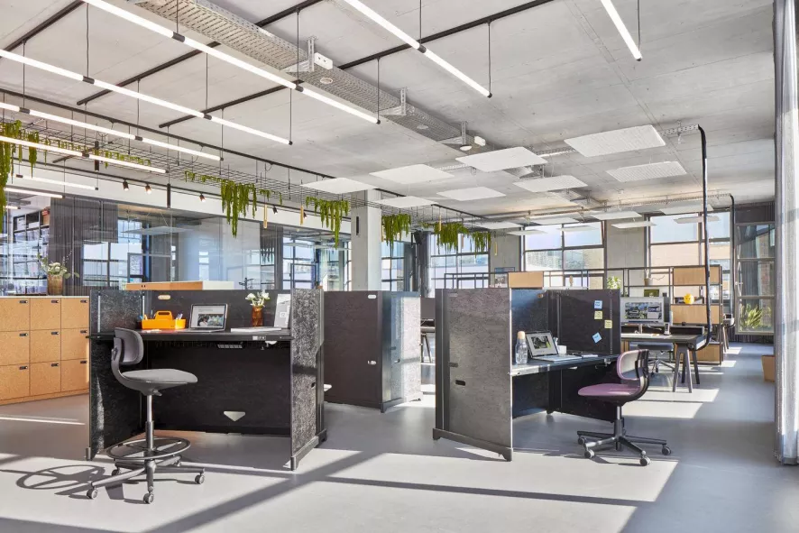 Vitra Rookie Bureaustoel High F30 Aubergine 5 Vitra Rookie Bureaustoel High F30 Aubergine - Afbeelding 5