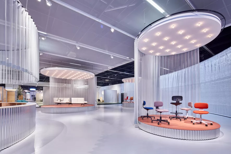 Vitra Rookie Bureaustoel High F30 Aubergine 6 Vitra Rookie Bureaustoel High F30 Aubergine - Afbeelding 6