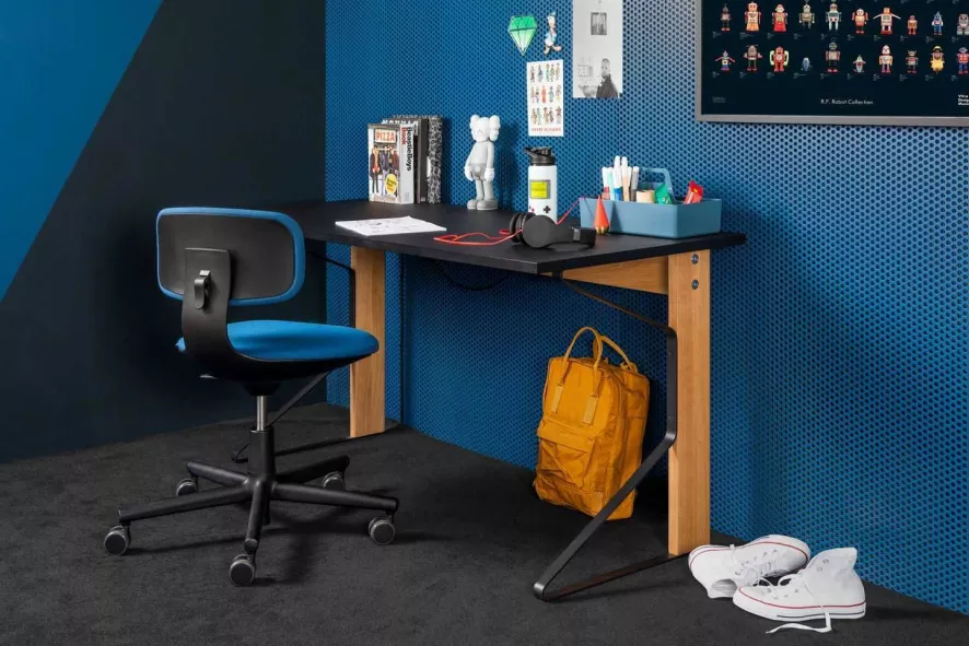 Vitra Rookie Bureaustoel Low Pink/Sierragrey, Grijs Onderstel 4 Vitra Rookie Bureaustoel Low Pink/Sierragrey, Grijs Onderstel - Afbeelding 4