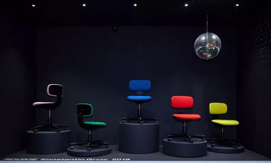 Vitra Rookie Bureaustoel Low Pink/Sierragrey, Grijs Onderstel 6 Vitra Rookie Bureaustoel Low Pink/Sierragrey, Grijs Onderstel - Afbeelding 6