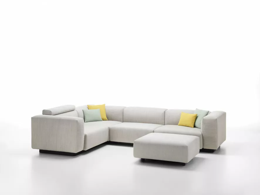 Vitra Soft Modular Bank Met Chaise Longue Volo Brick 8 Vitra Soft Modular Bank Met Chaise Longue Volo Brick - Afbeelding 8