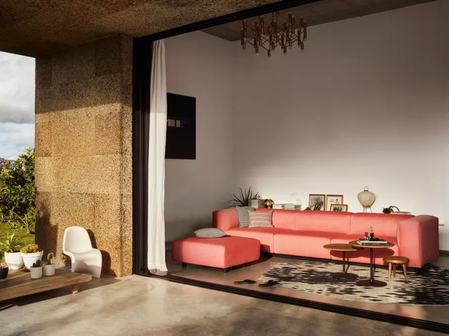 Vitra Soft Modular Bank Met Chaise Longue Volo Brick 7 Vitra Soft Modular Bank Met Chaise Longue Volo Brick - Afbeelding 7