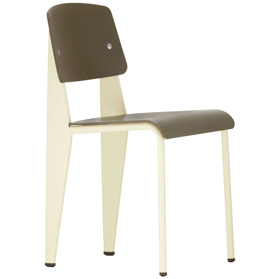 Vitra Standard SP Stoel Shell Warmgrey, Base Gris Vermeer 2 Vitra Standard SP Stoel Shell Warmgrey, Base Gris Vermeer - Afbeelding 2