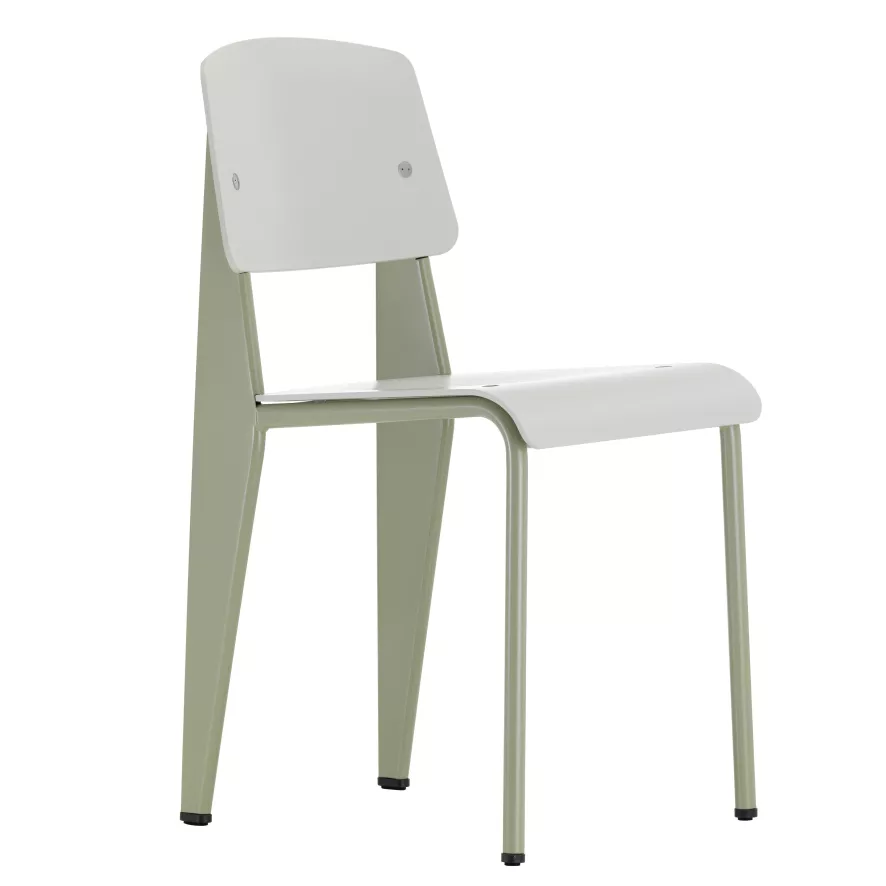 Vitra Standard SP Stoel Shell Warmgrey, Base Gris Vermeer 1 Vitra Standard SP Stoel Shell Warmgrey, Base Gris Vermeer