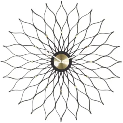 Vitra Sunflower Klok Black Collection Ø75