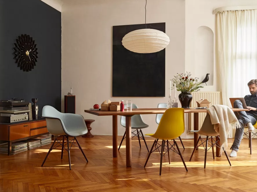 Vitra Sunflower Klok Black Collection Ø75 4 Vitra Sunflower Klok Black Collection Ø75 - Afbeelding 4