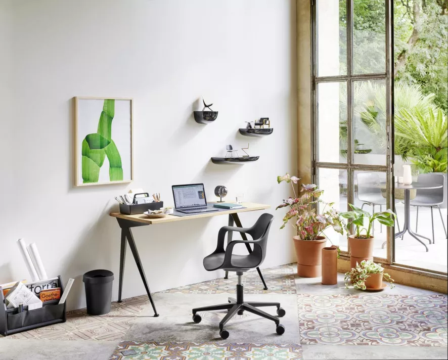 Vitra Repad Bureau Accessoire Dark Red 5 Vitra Repad Bureau Accessoire Dark Red - Afbeelding 5